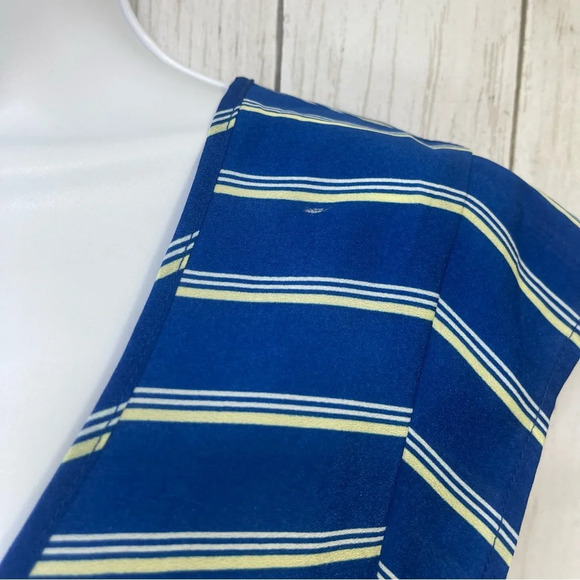 14th & Union Lightweight Stripe Cap Sleeve Top Medium - Picture 5 of 9